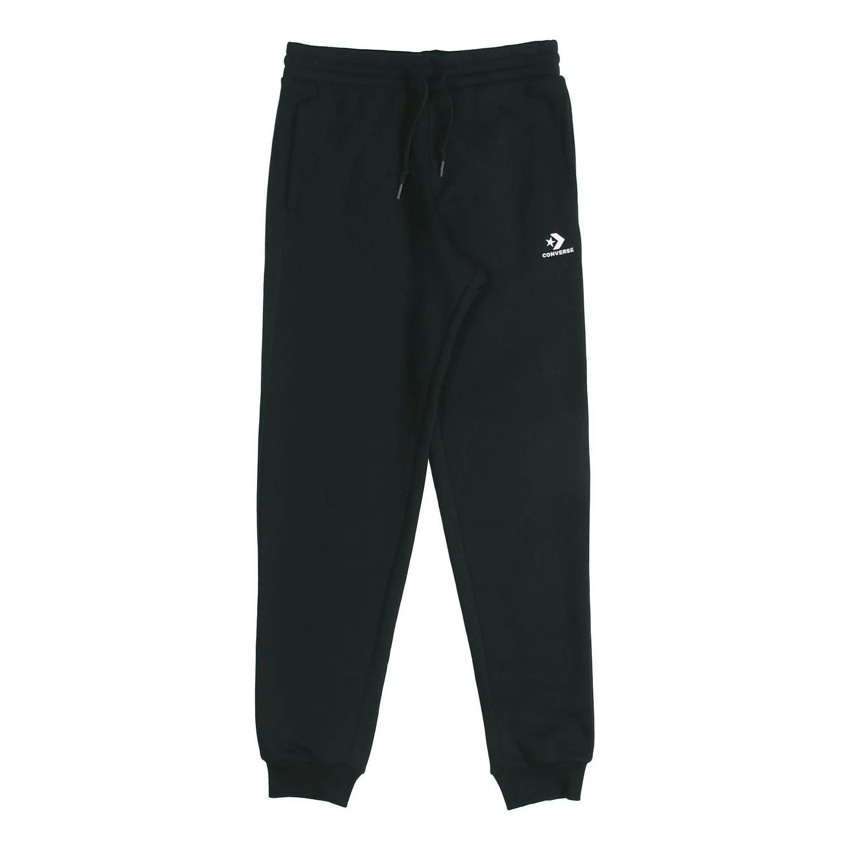 Converse Go To Star Chevron Standard-Fit Fleece Sweatpants 'Black' 10019925-A01 - 1