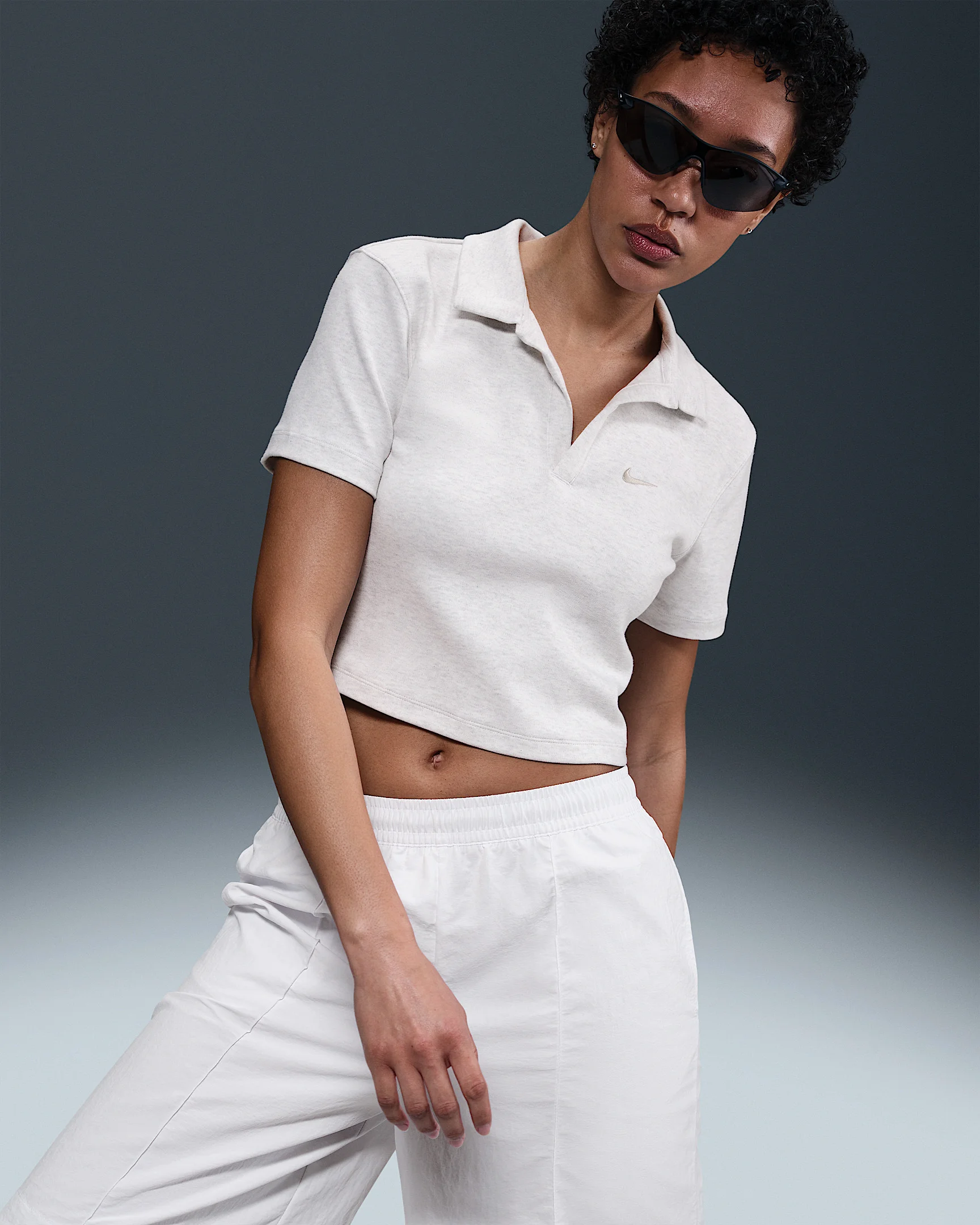 Nike Sportswear Essential Women's Short-Sleeve Polo Top - 1