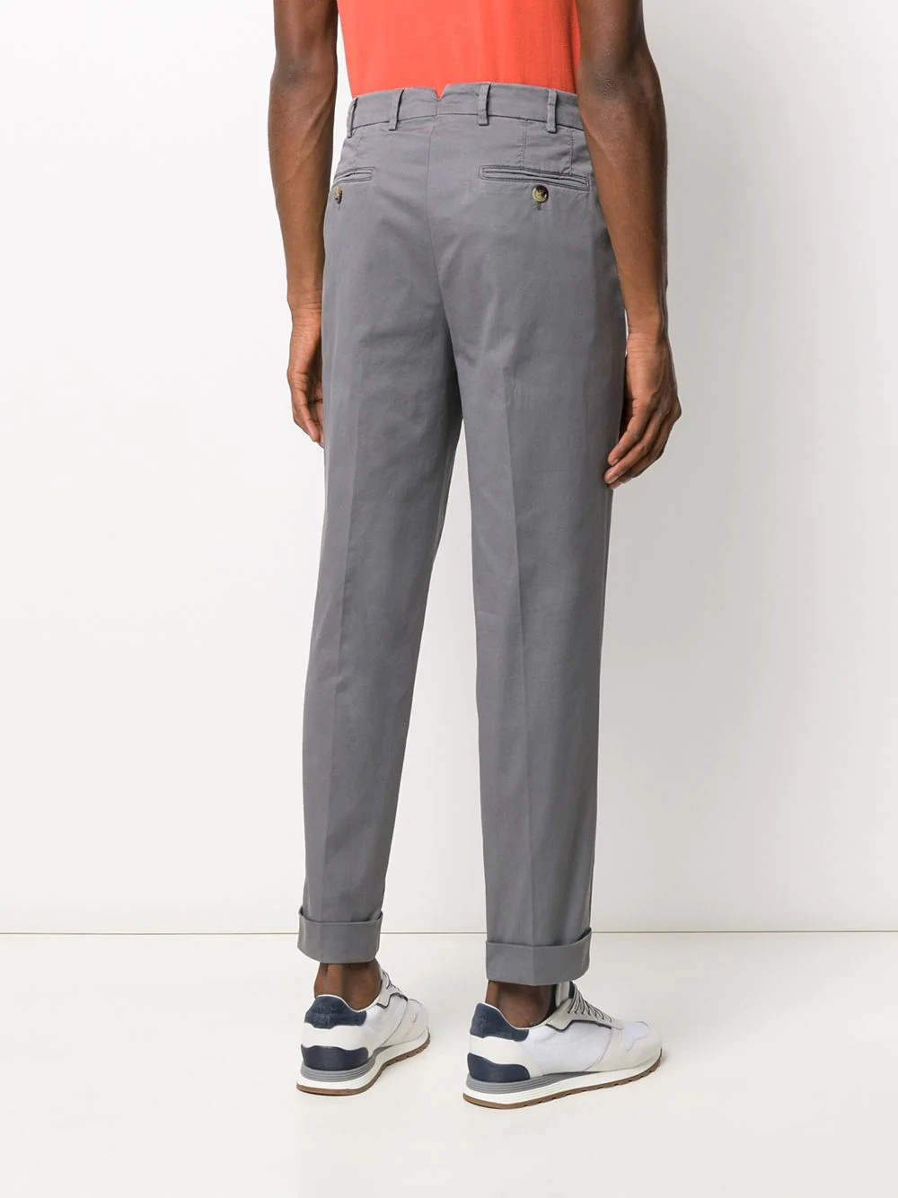 mid-rise slim chinos - 8
