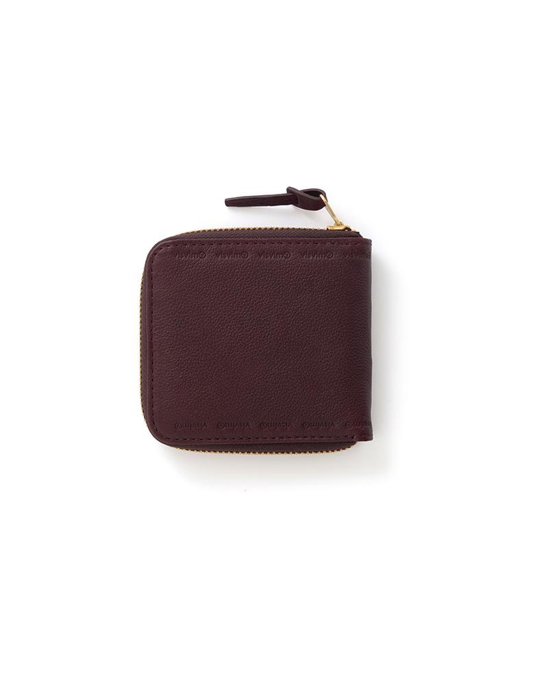 LEATHER BI-FOLD (KNGR) BURGUNDY - 2