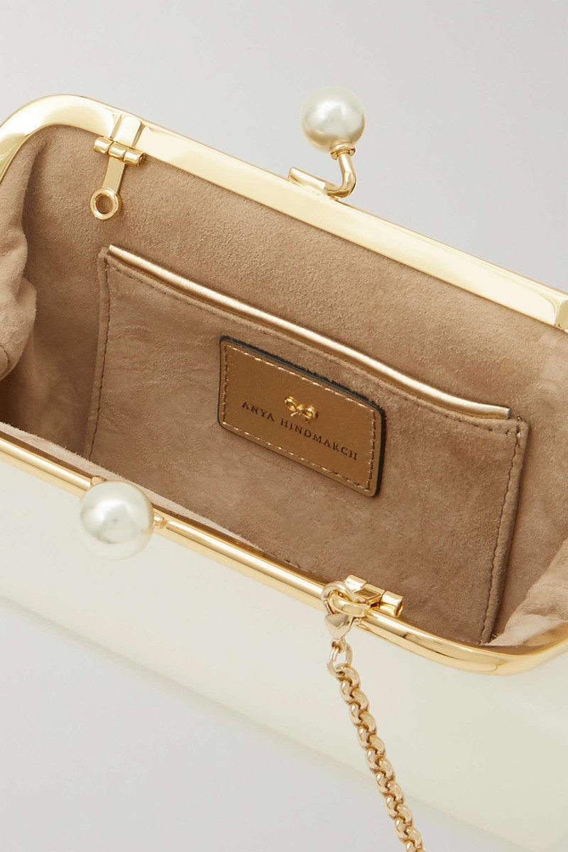 Maud recycled-satin clutch bag 5