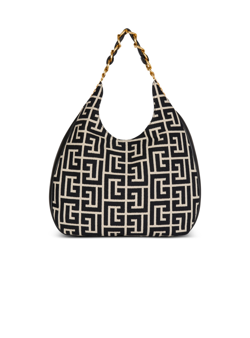 1945 Soft Hobo Large monogrammed jacquard tote bag 4