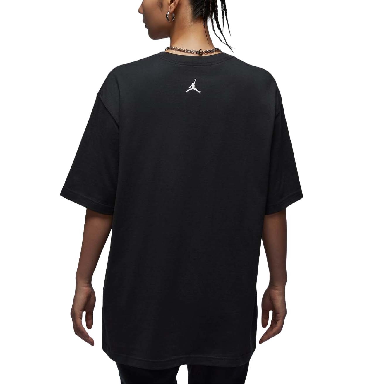 (WMNS) Air Jordan Oversized Graphic T-Shirt Asia Sizing 'Off Noir' FV7120-045 - 2