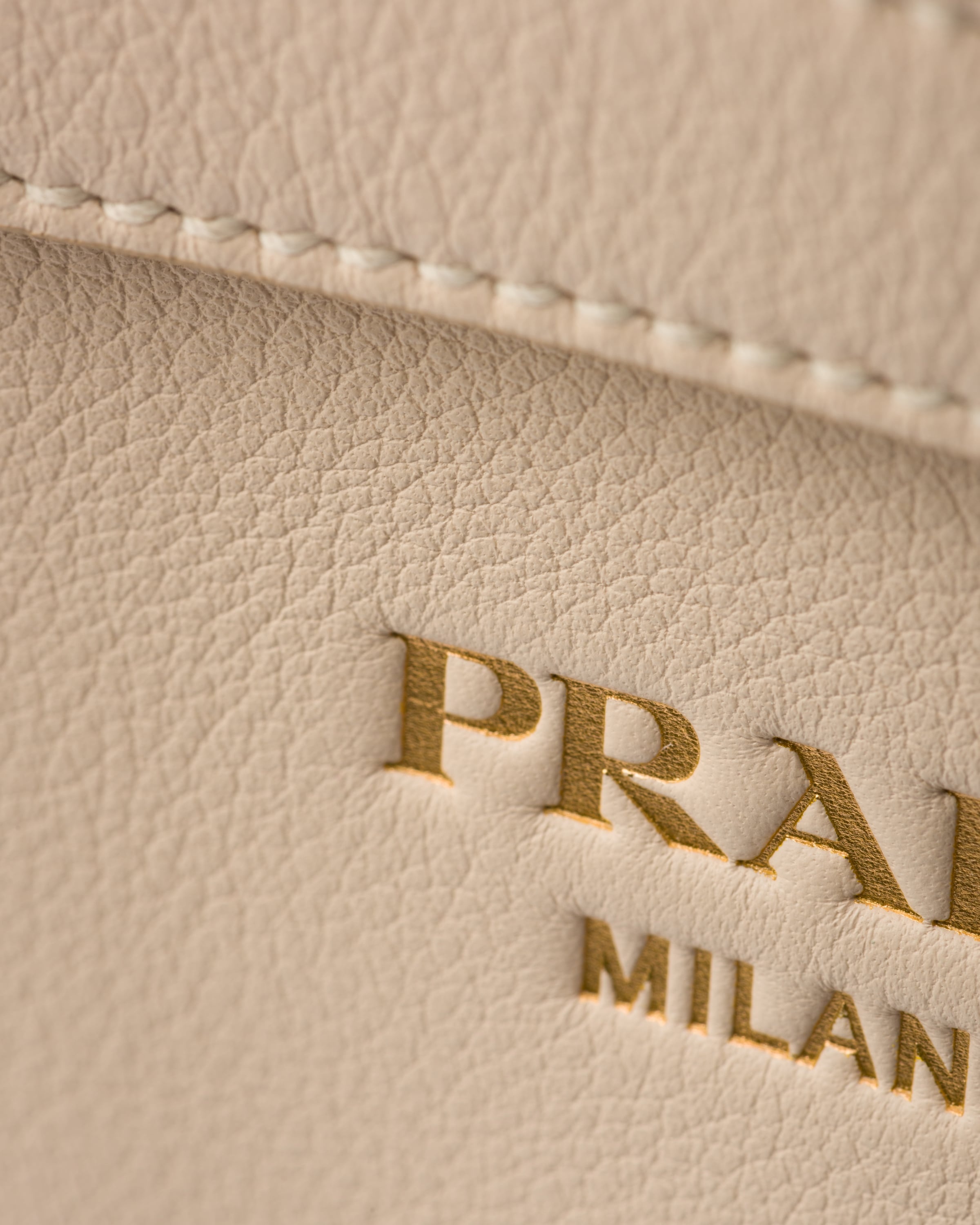 Prada Buckle medium leather handbag with double belt - 6
