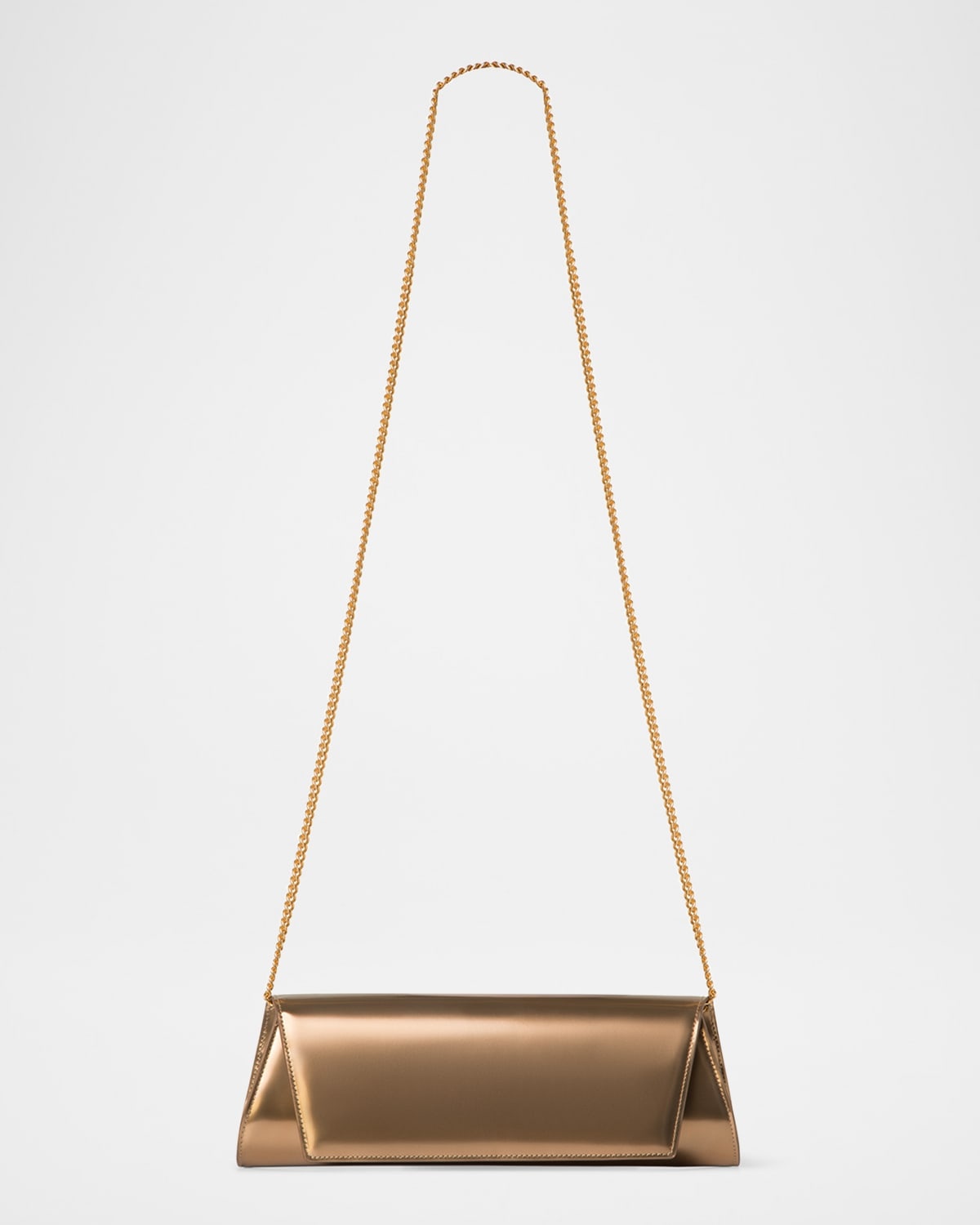 Anouk Small Metallic Leather Clutch Bag - 7