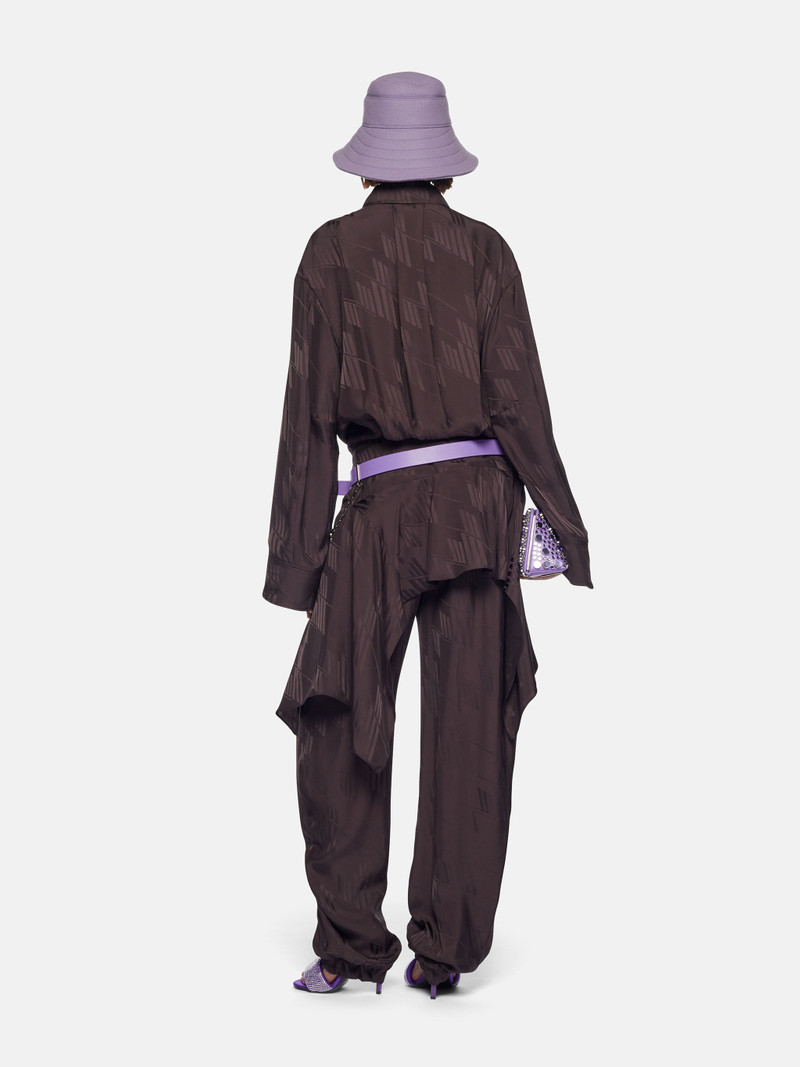 DARK BROWN LONG PANTS 3