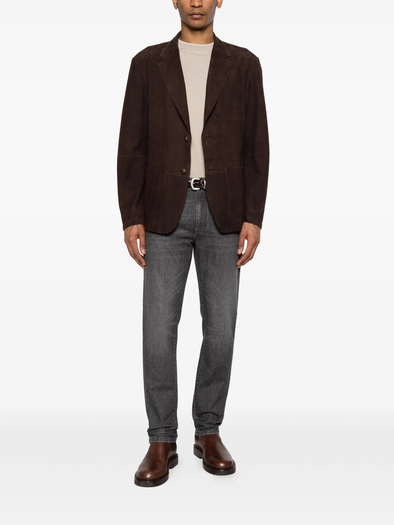 Canali Canali Button Suede Blazer outlook