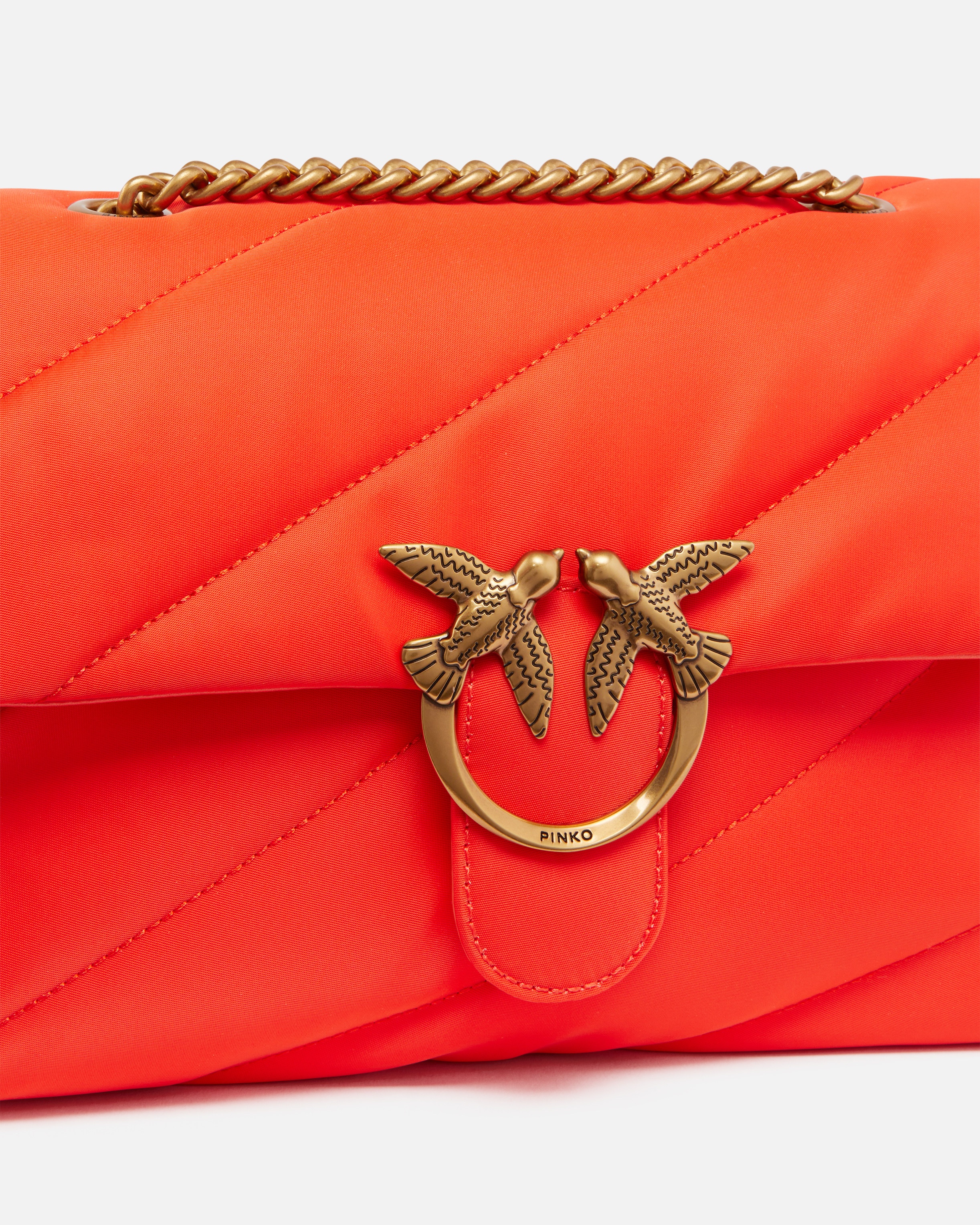 LOVE BAG CROSSBODY BAG IN QUILTED RECYCLED FABRIC - 3