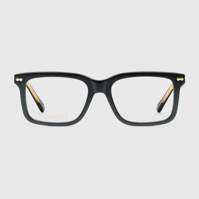 GUCCI Rectangular optical frame outlook