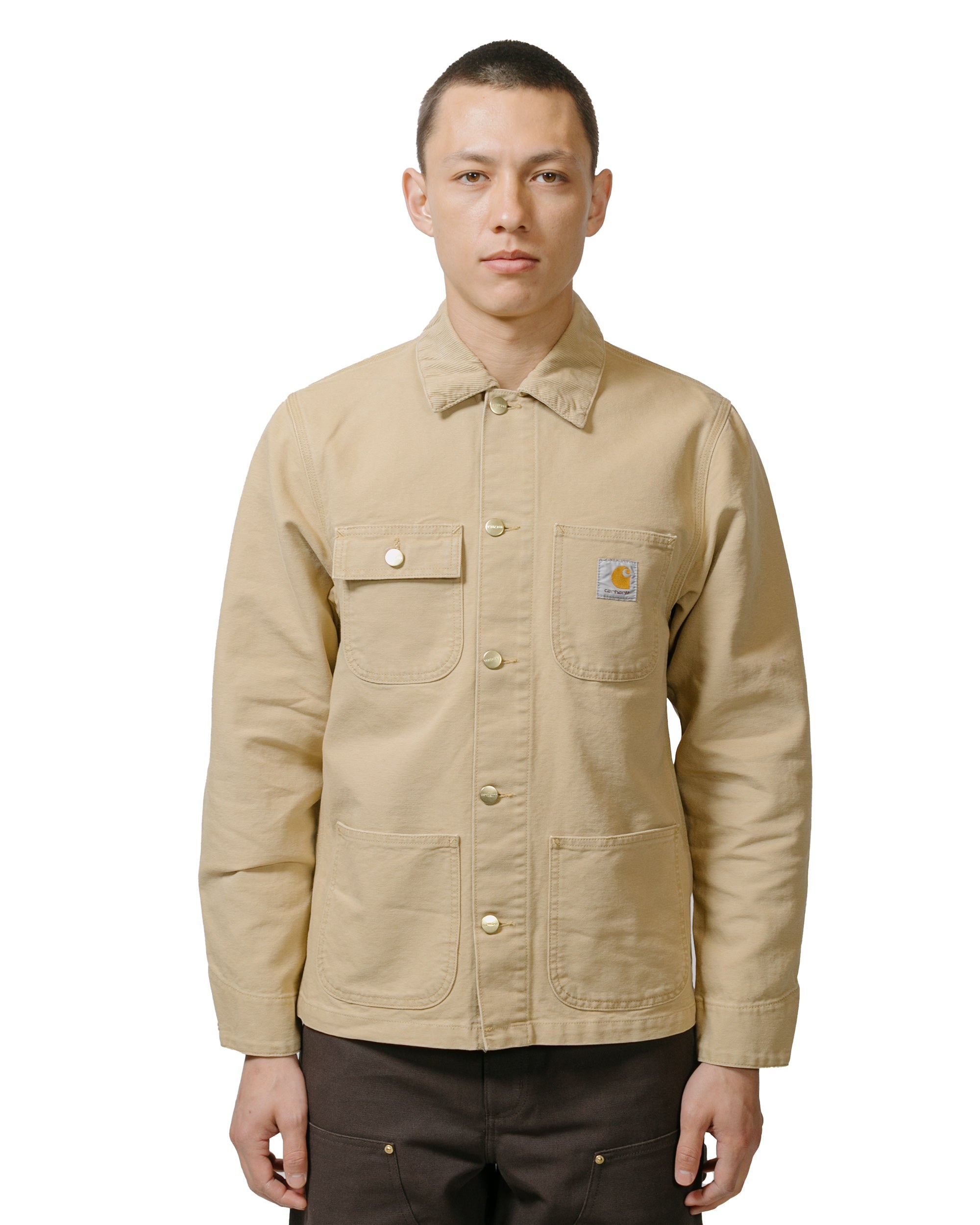 Carhartt W.I.P. Michigan Coat Canvas Bourbon/Bourbon Aged Canvas - 2