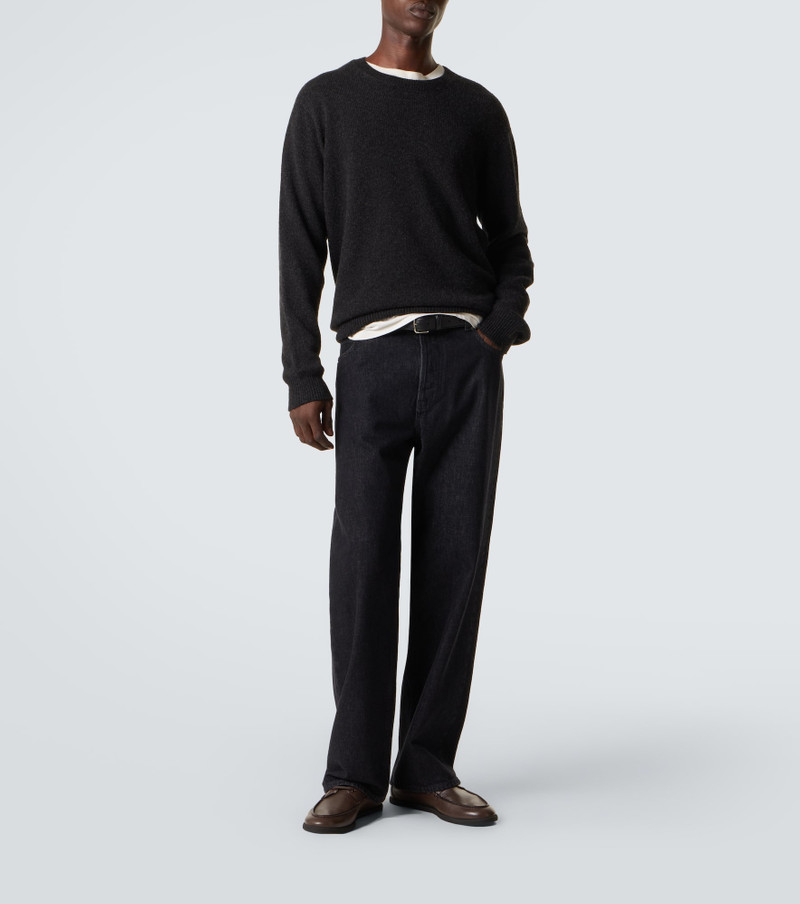 The Row Leather boat shoes outlook