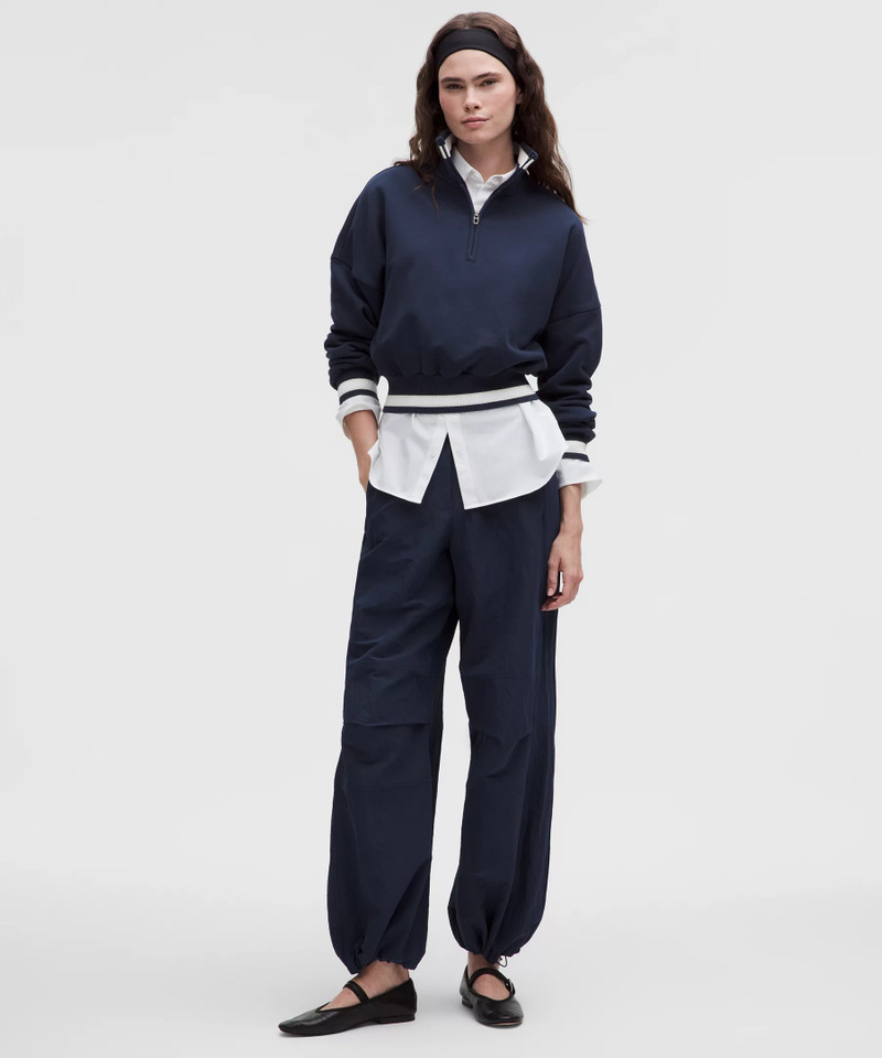 lululemon Perfectly Oversized Ringer Funnel-Neck Half Zip outlook