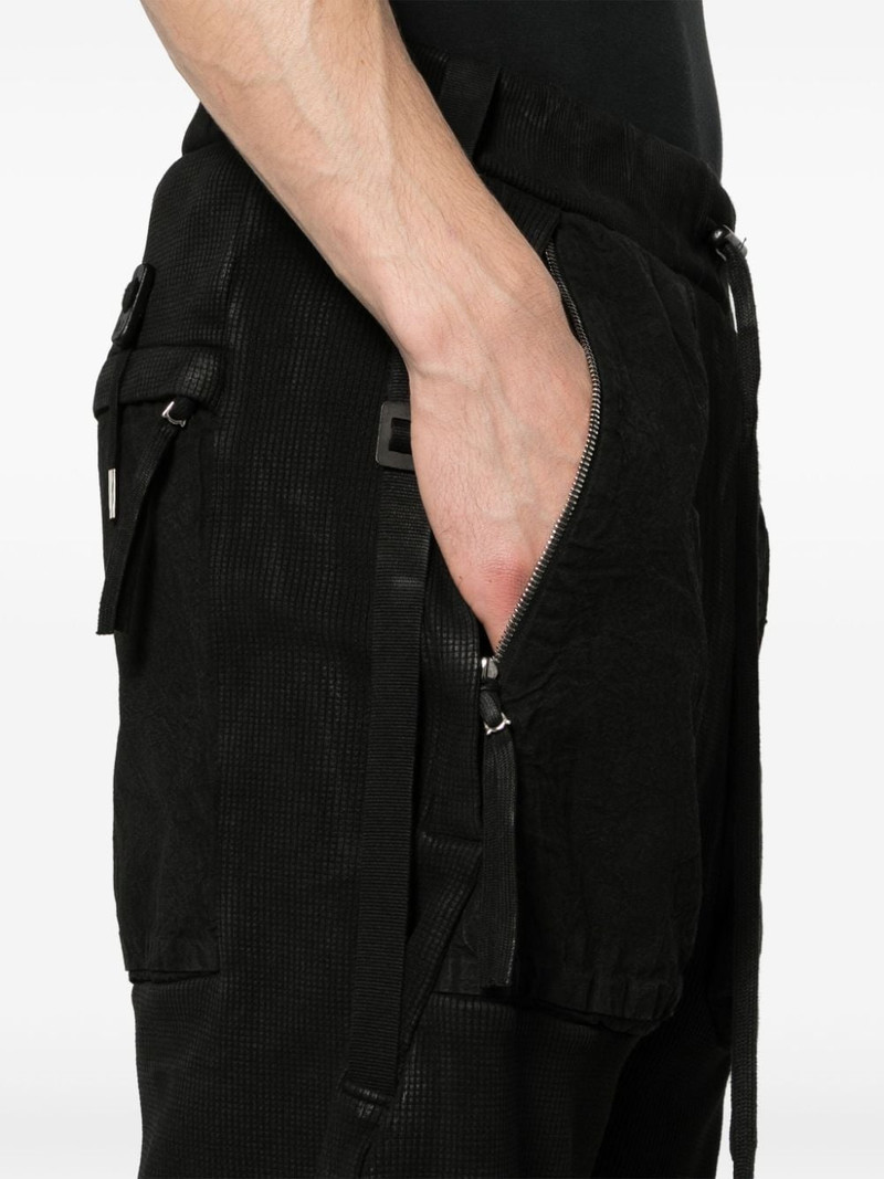 mid-rise cropped track trousers 5