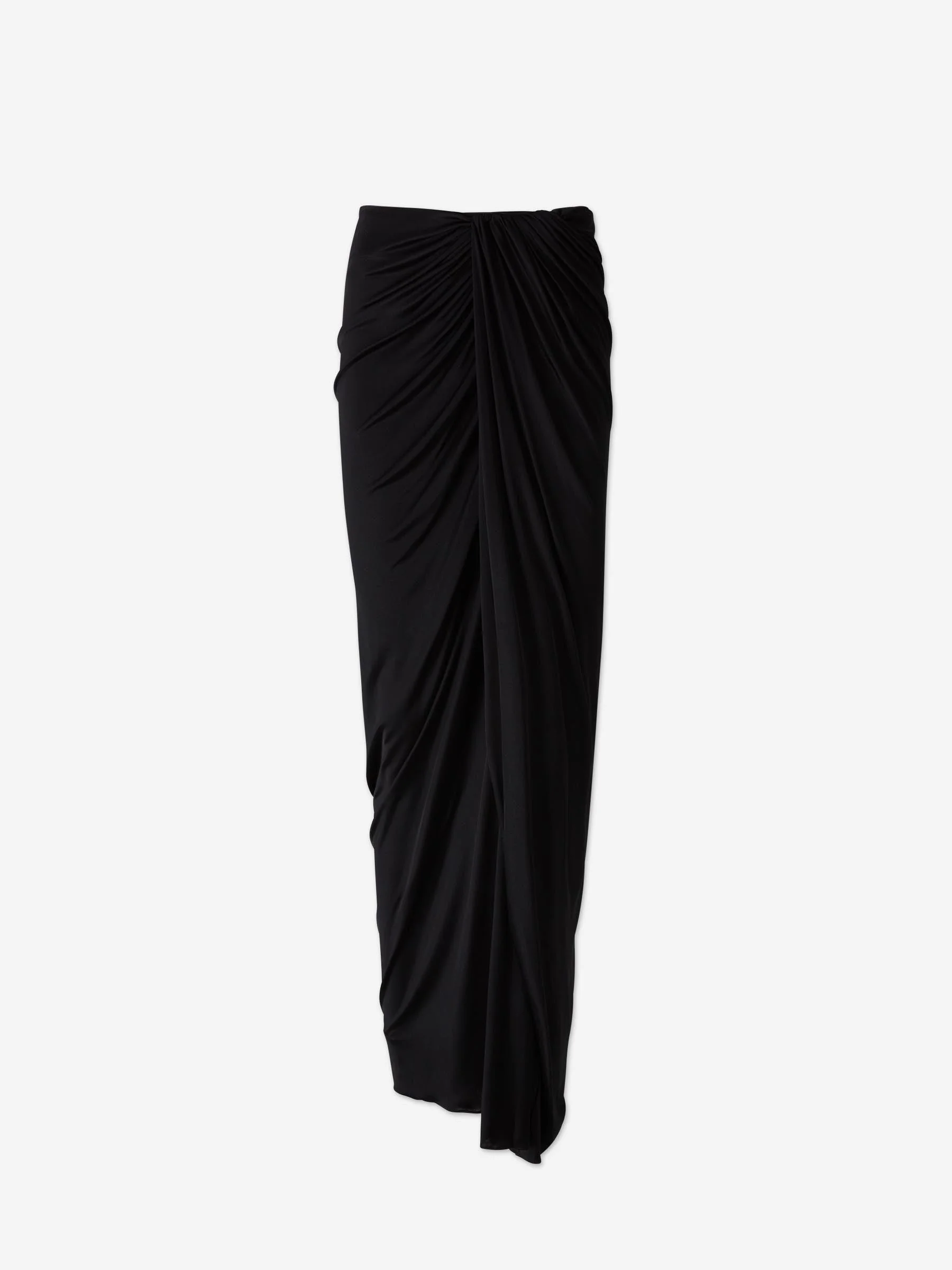 DRAPED MAXI SKIRT - 1