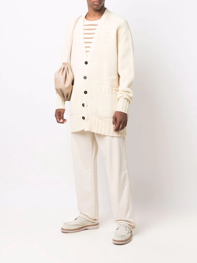 Jil Sander button-up knitted cardigan outlook