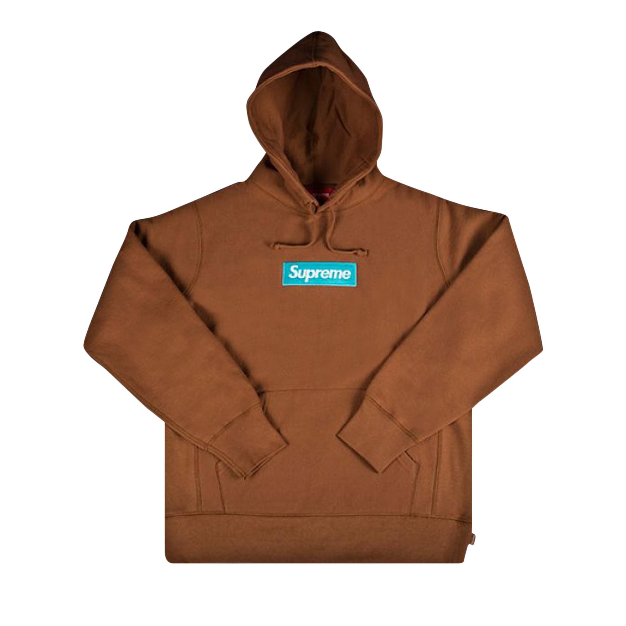 Supreme Box Logo Hooded Sweatshirt 'Rust' - 1