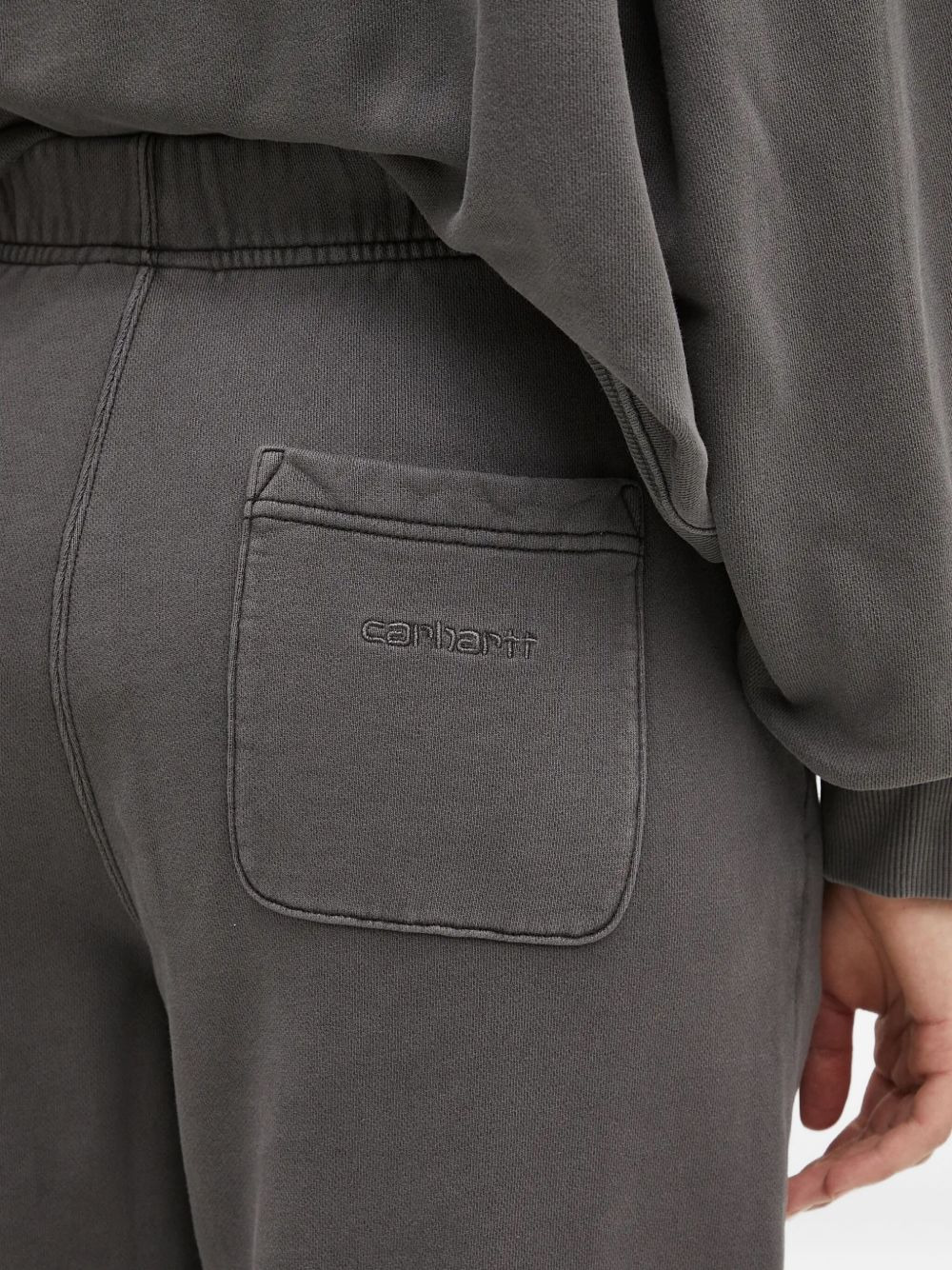 embroidered-logo trousers - 5