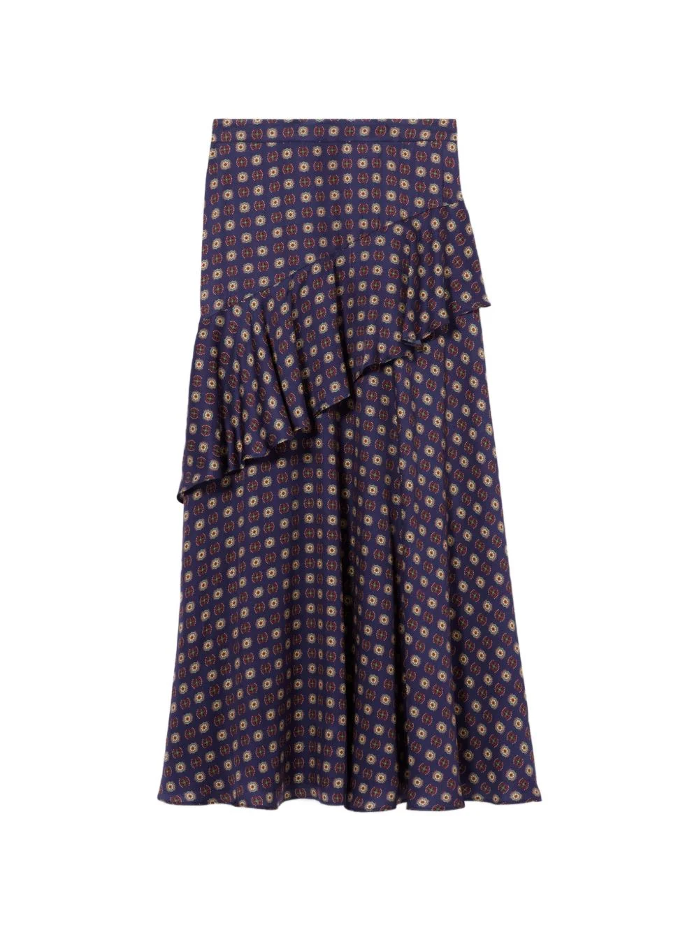 Flowy printed skirt - 1