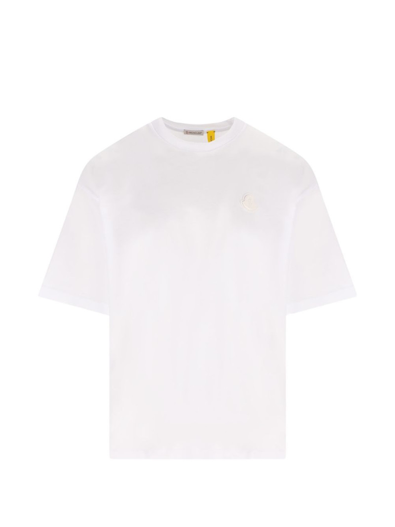 logo-embroidered T-shirt 1