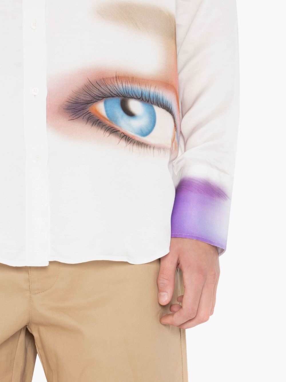 EYE PRINT CLASSIC FIT SHIRT - 5