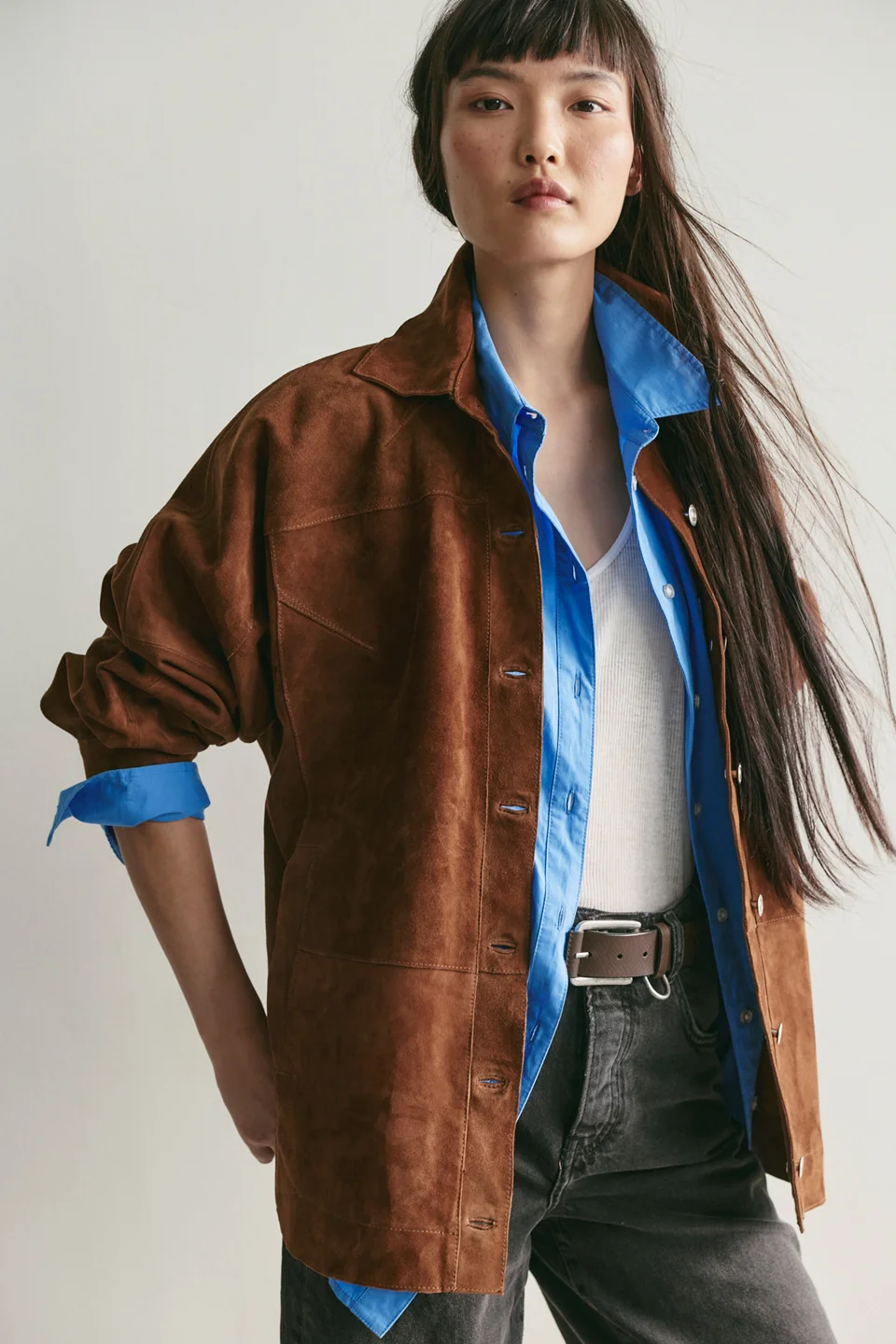 We The Free Starry Eyes Suede Jacket - 1