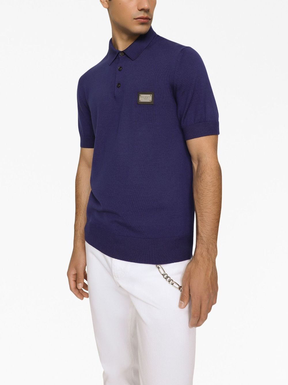 DG Essentials wool polo shirt - 5