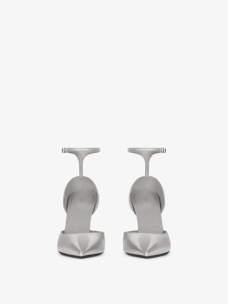 SHOW PUMPS IN LEATHER WITH STOCKINGS 2