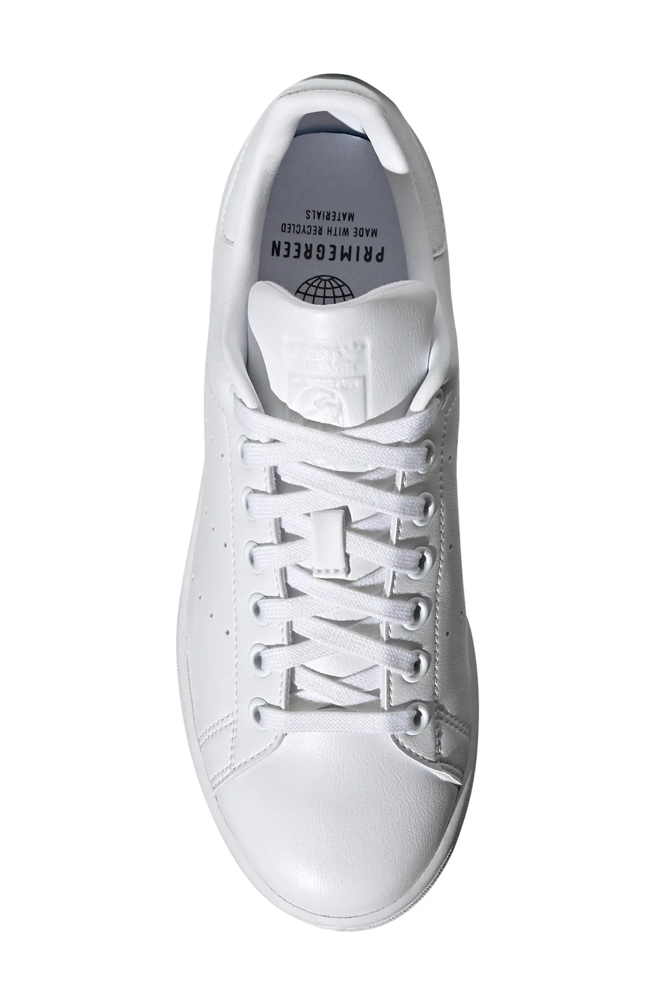 Primegreen Stan Smith Sneaker in White/Core Black/White - 4