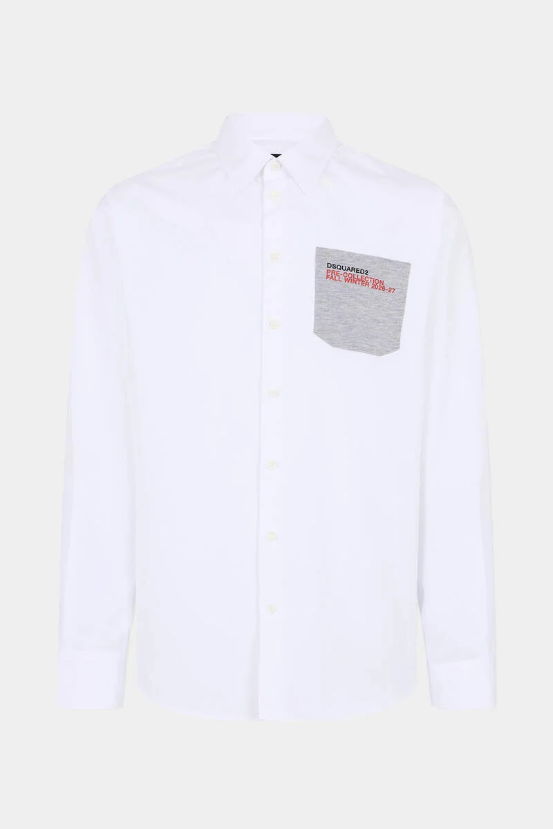 DSQUARED2 HERITAGE DROPPED SHOULDER SHIRT - 1