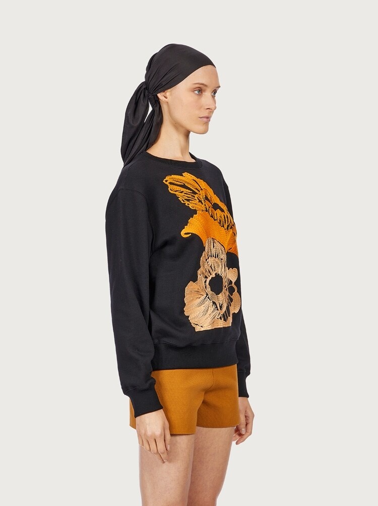 POPPY PRINT SWEATER - 7