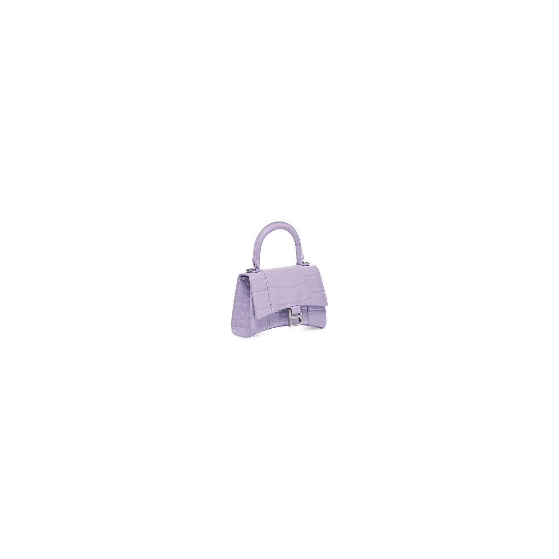 hourglass mini handbag with chain crocodile embossed - 2