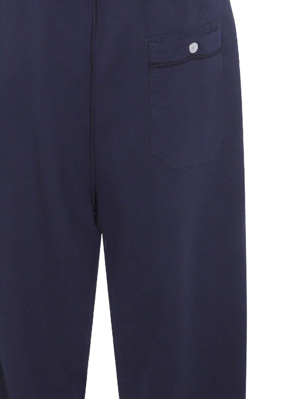 patch-pocket cotton track pants - 3