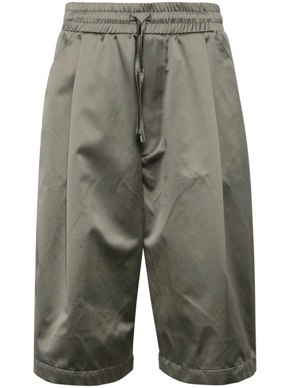 drawstring-waist bermuda shorts - 1