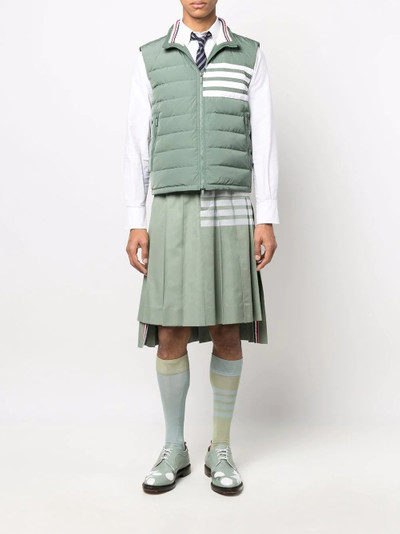 Thom Browne 4-bar stripe padded gilet outlook