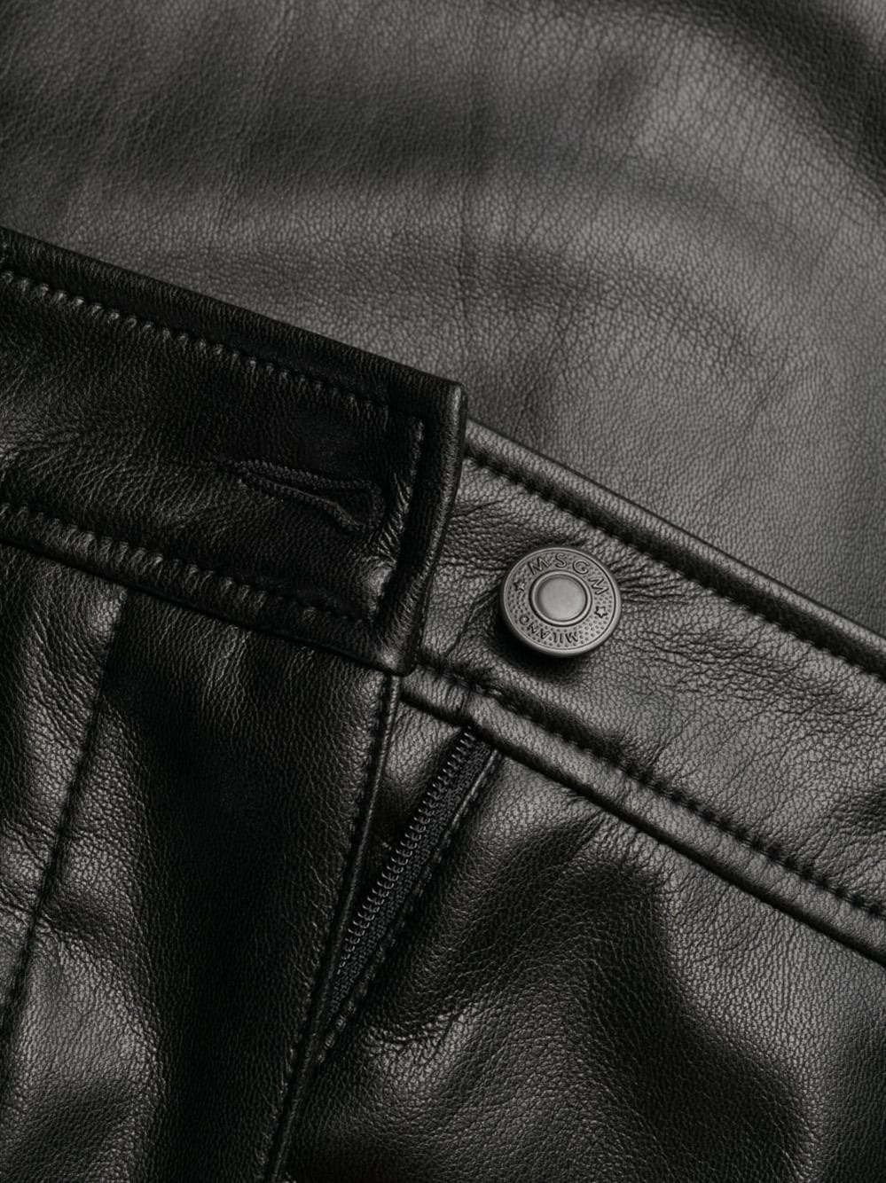 cruelty-free leather pants - 3