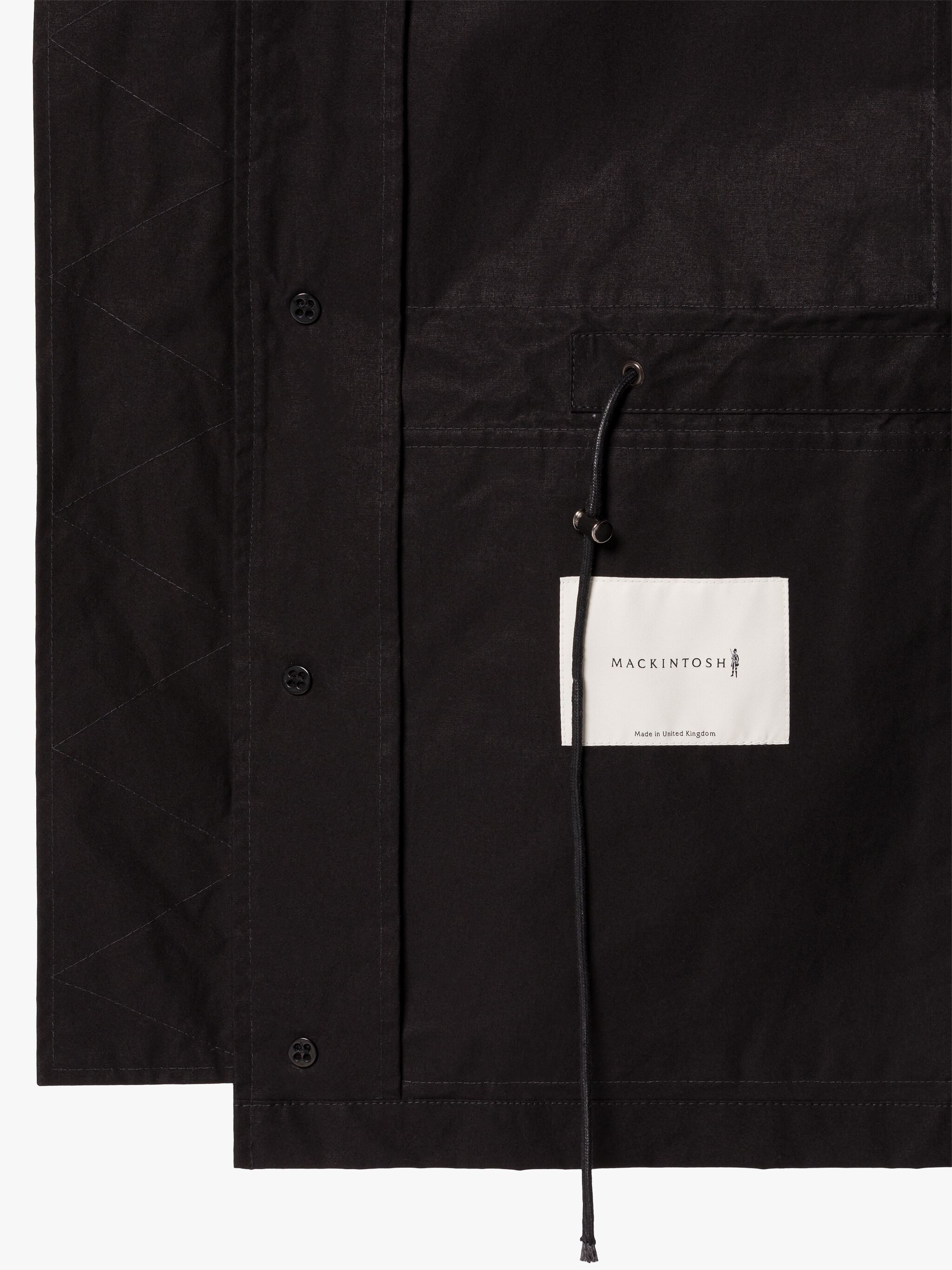 COUNTRY DARK INDIGO WAXED COTTON COAT - 6