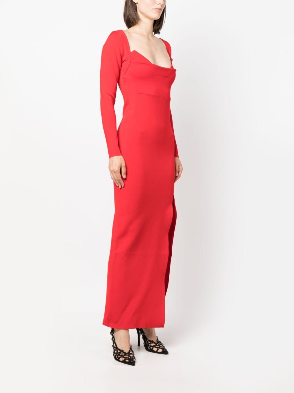 Cady long-sleeves maxi dress - 3