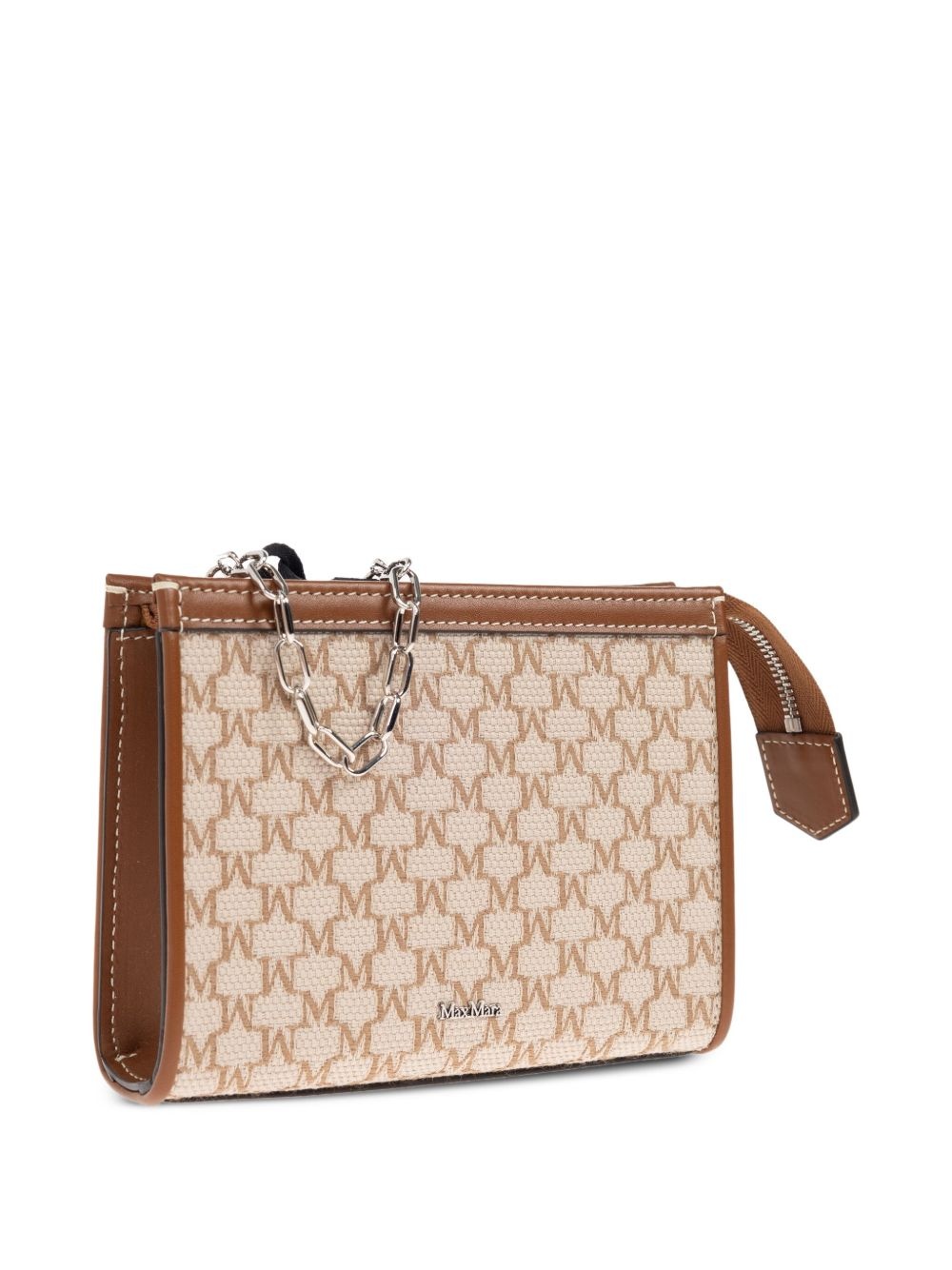 monogram-pattern clutch bag - 4