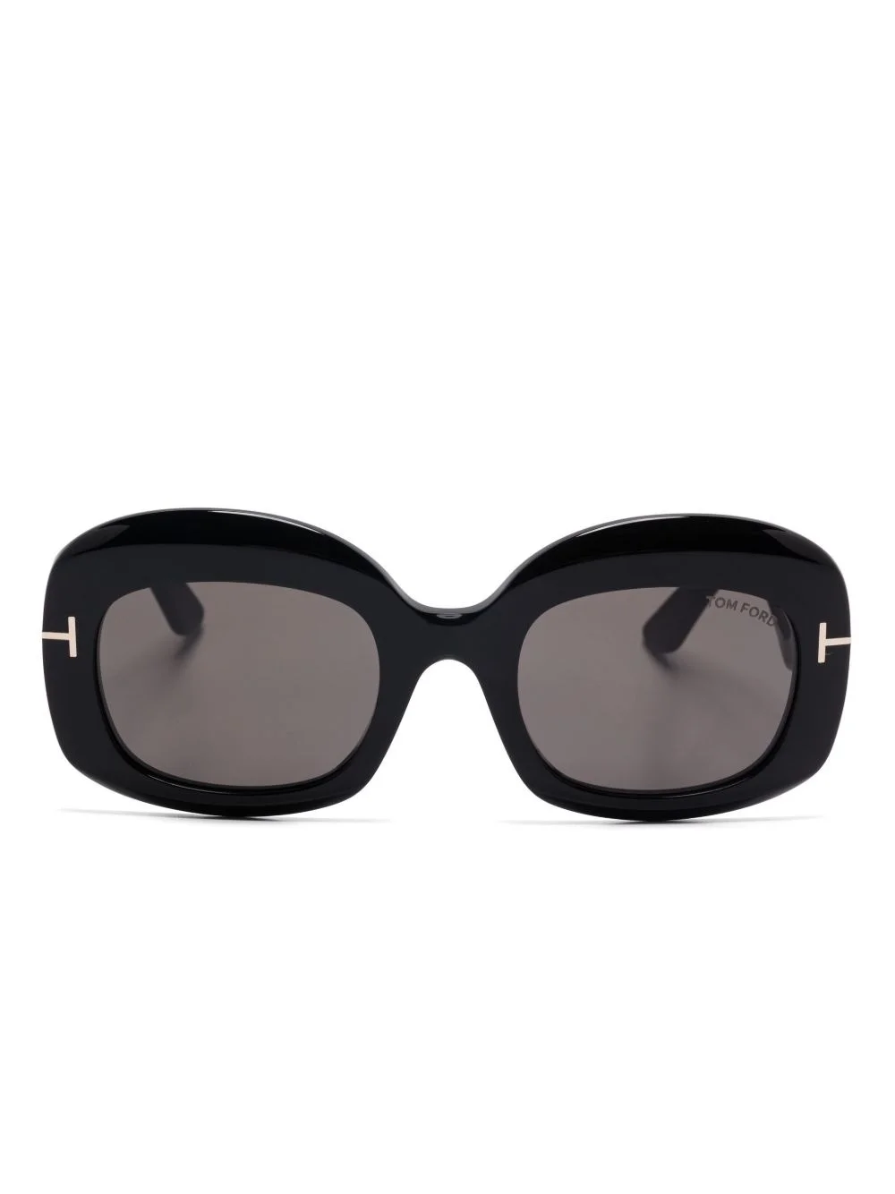 oval-frame sunglasses - 1