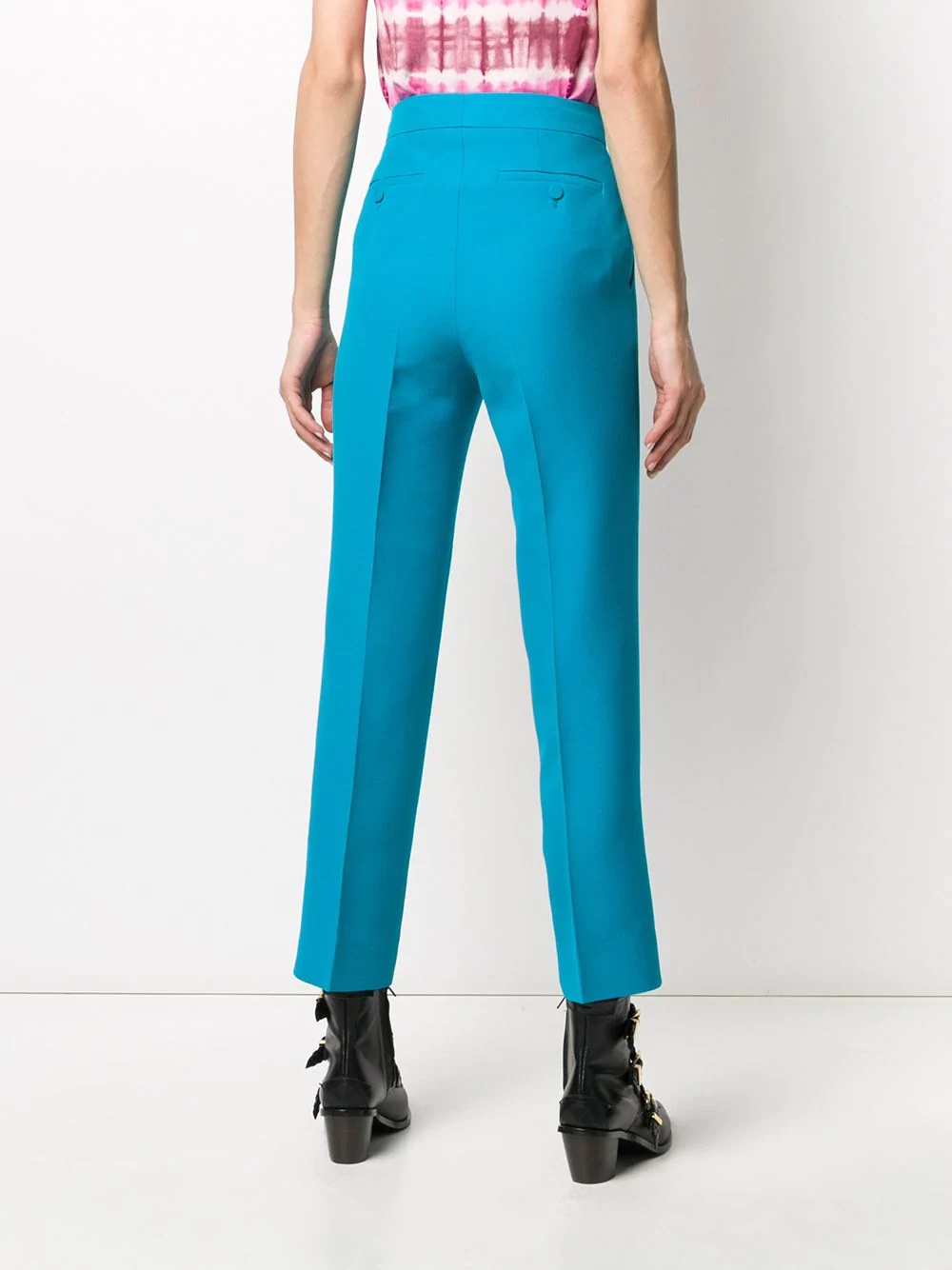 slim-fit tailored trousers - 4