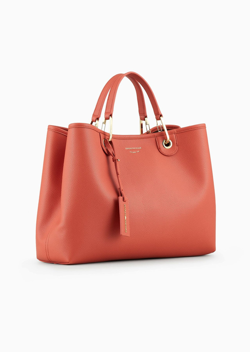 EMPORIO ARMANI Medium MyEA shopper bag with deer print outlook