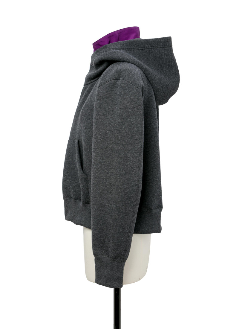 sacai Sponge Sweat x Grosgrain Hoodie outlook