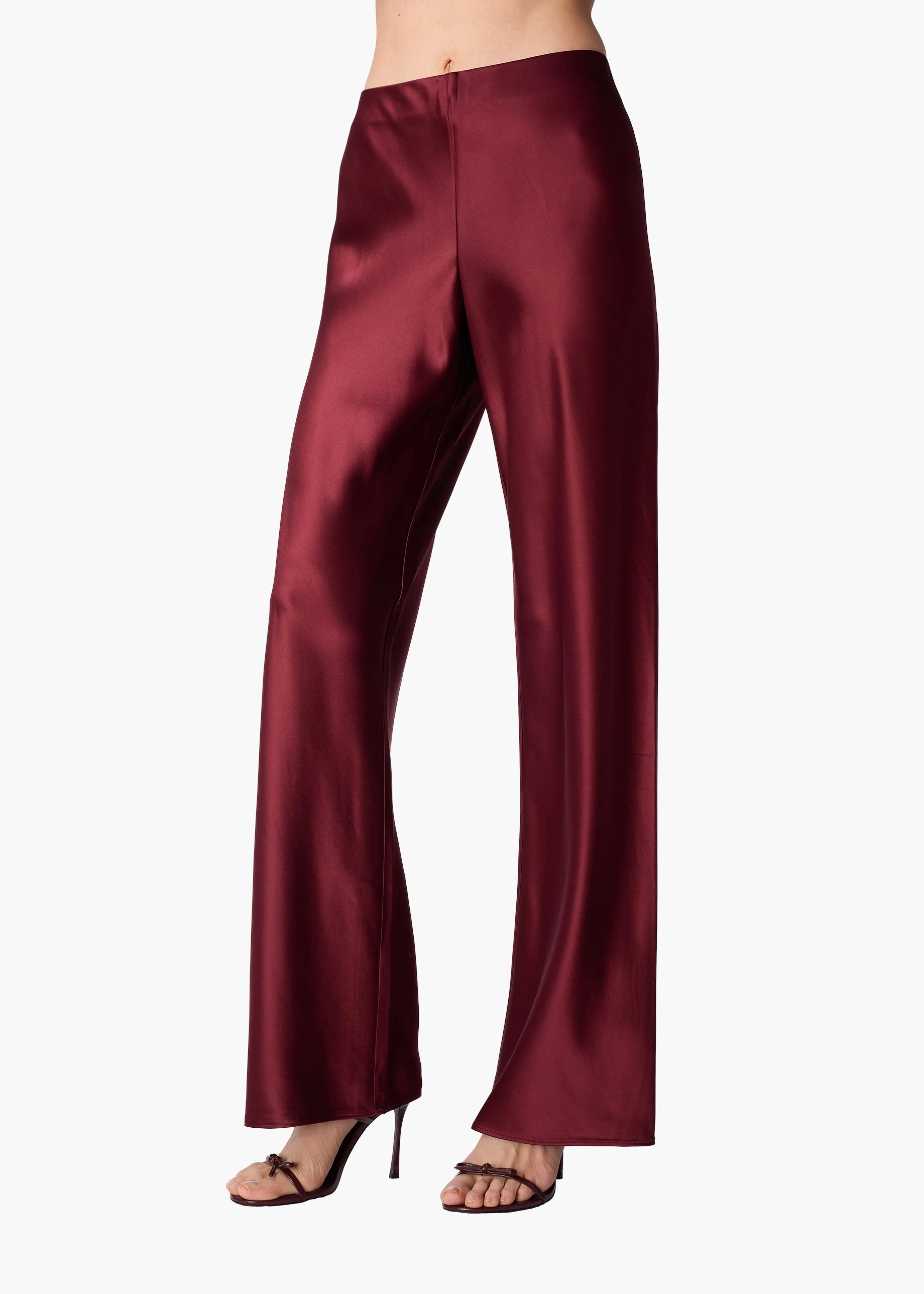 BRISTOL MID RISE PANT DEEP PLUM - 1