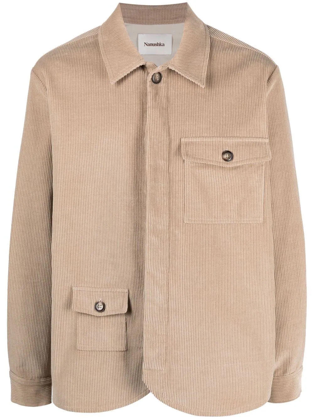 corduroy shirt jacket - 1