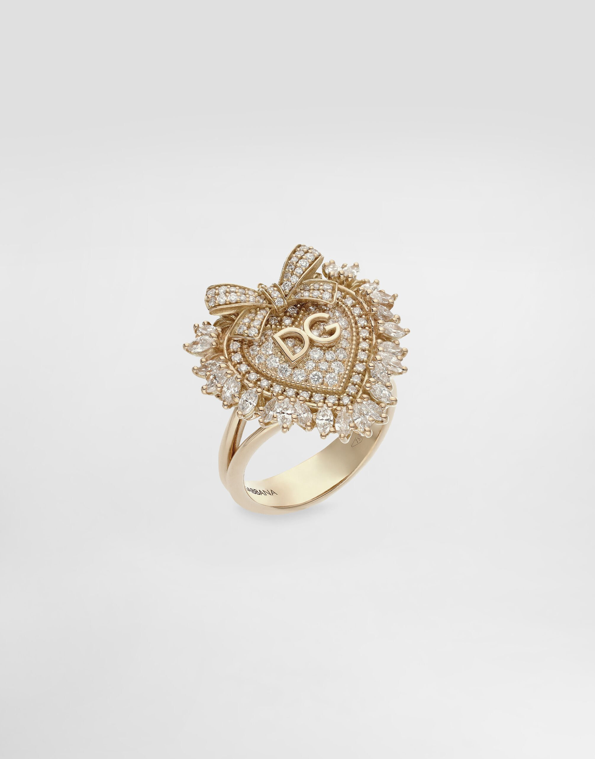 Devotion Ring 18 carat yellow gold and diamonds - 3