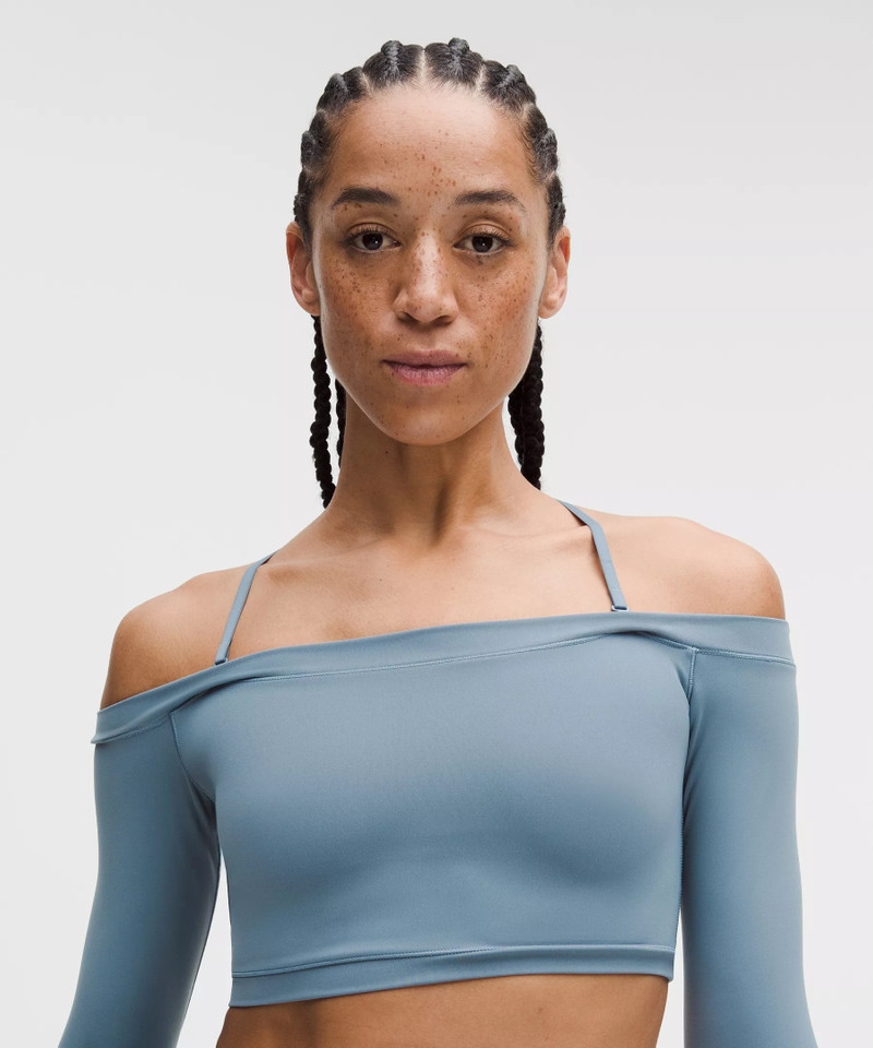 Wunder Train Off-Shoulder Long-Sleeve Shirt 6