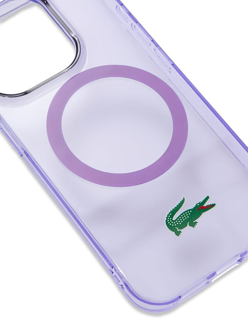 LACOSTE logo-plaque iPhone 15 Pro 6.1 case outlook