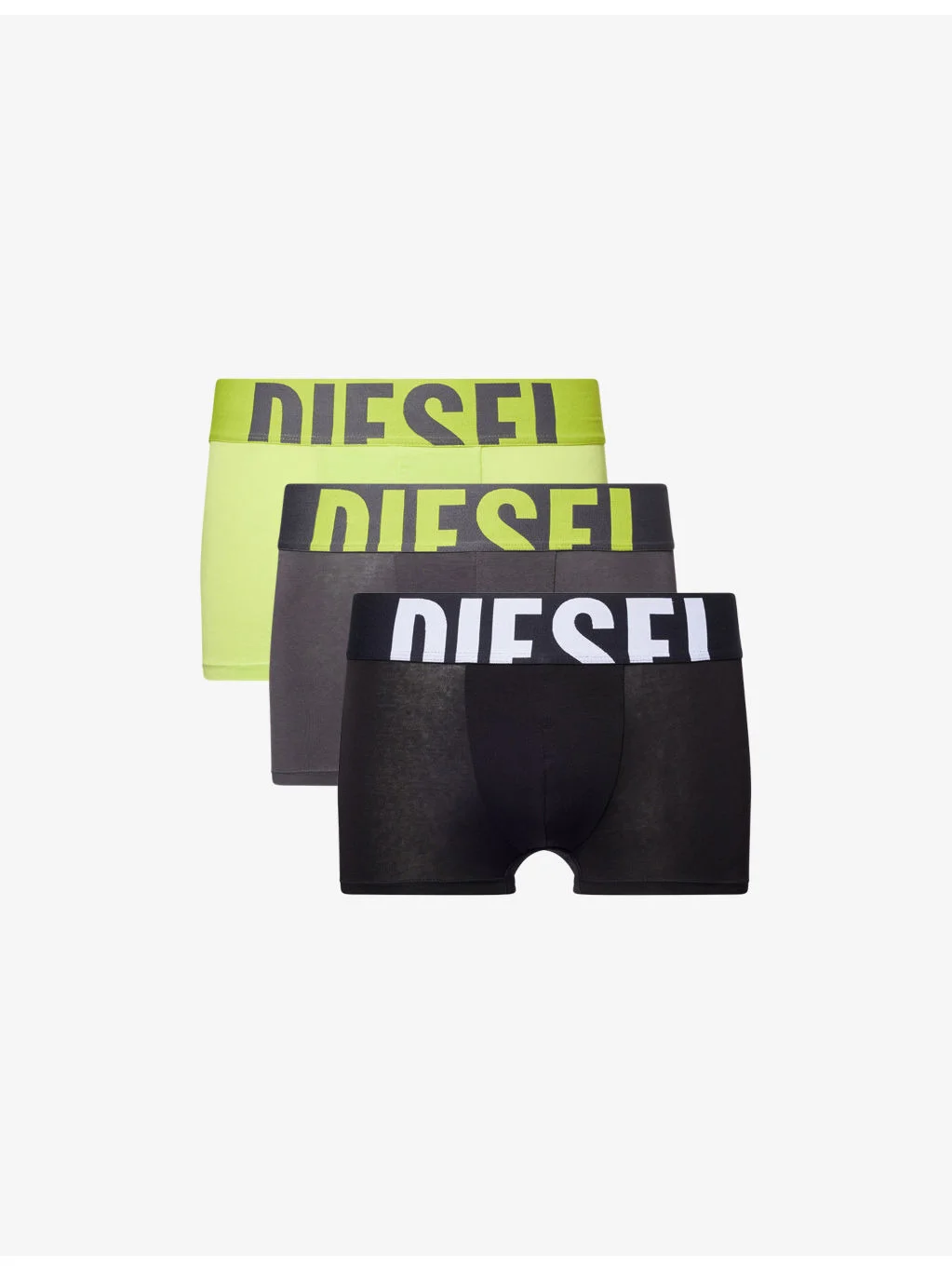 Logo-Waistband Pack of Three Cotton-Jersey Trunks - 1