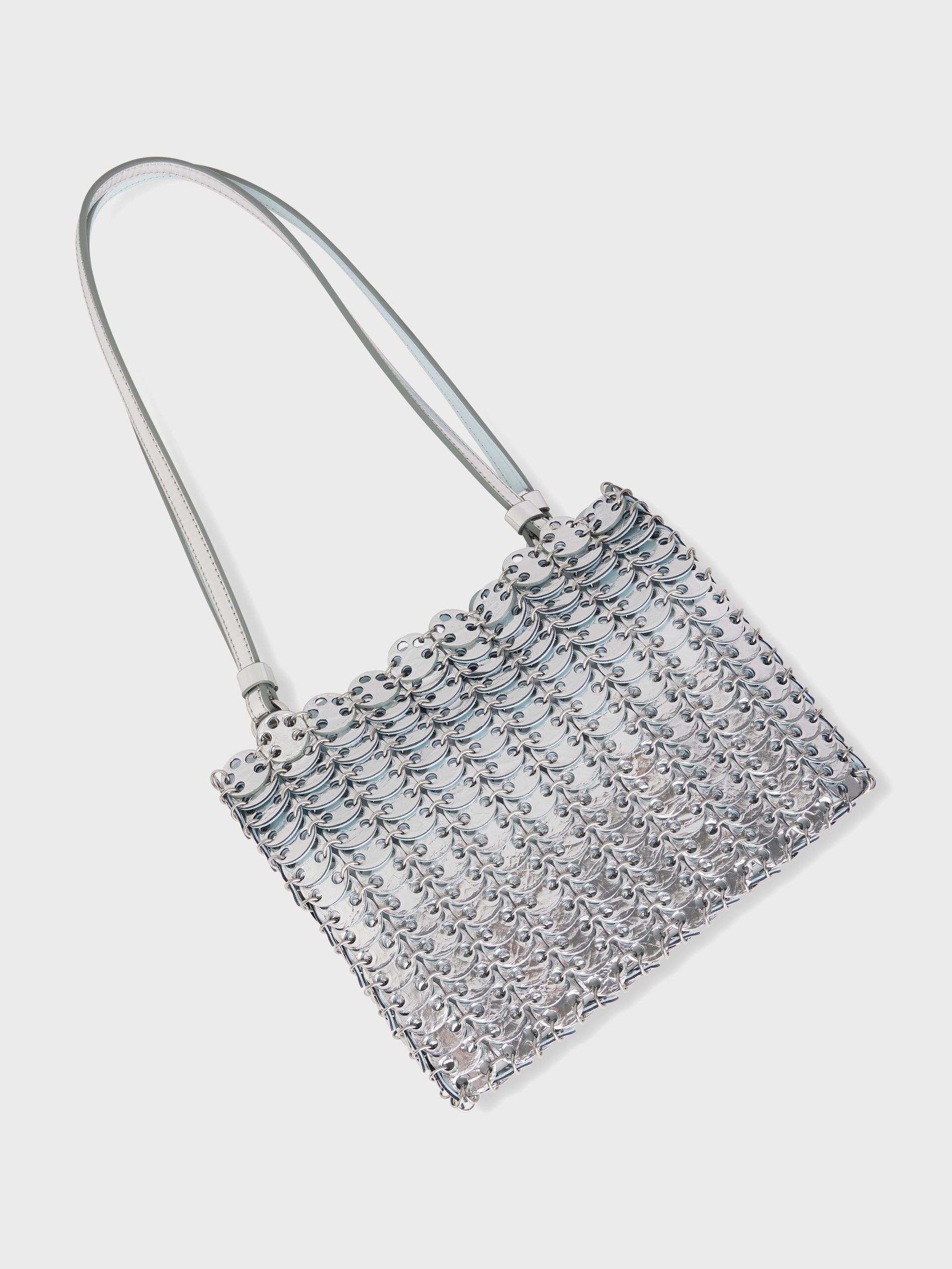 SILVER/BLUE 1969 FLIP BAG IN LEATHER - 7