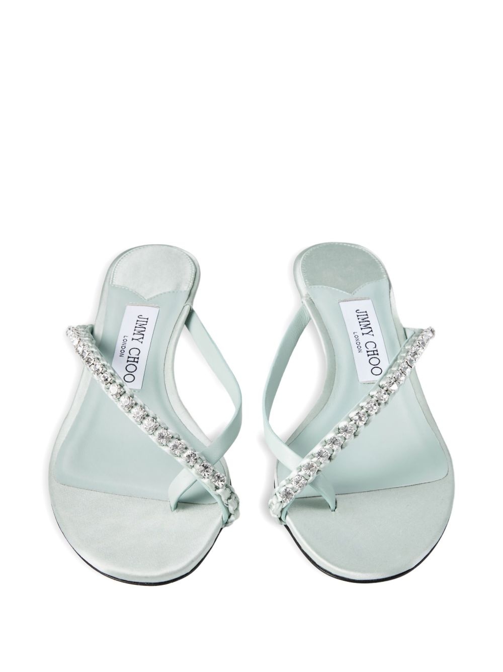 35mm crystal-embellished heeled mules - 3